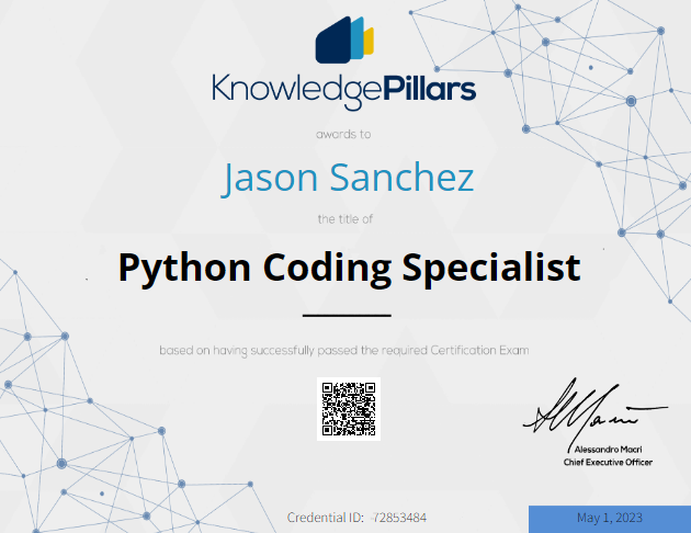 Python Coding Specialist